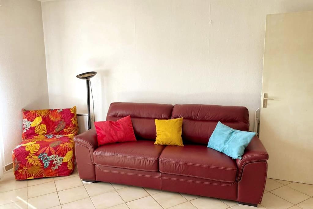 Apartament Charmant Studio Costebelle Proche Gare, Terrasse Et Parking Gratuit Hyères Zewnętrze zdjęcie